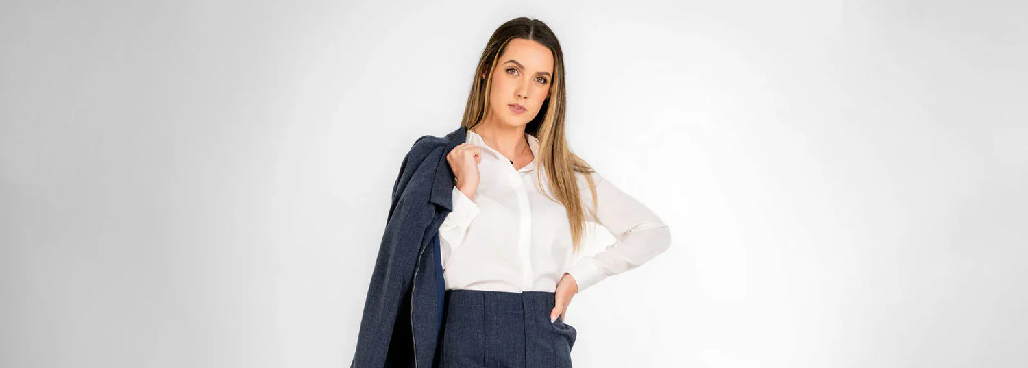  ladies navy blue pants online in Australia