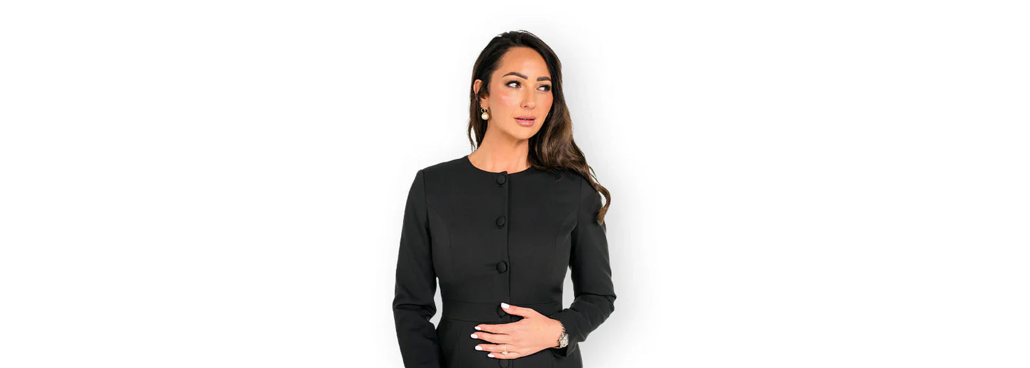 buy black long coats for ladies