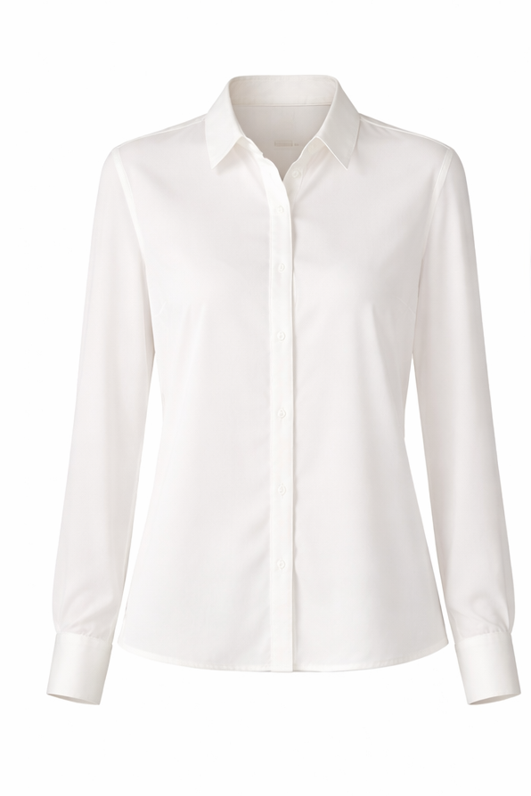 Sydney white collared formal shirt