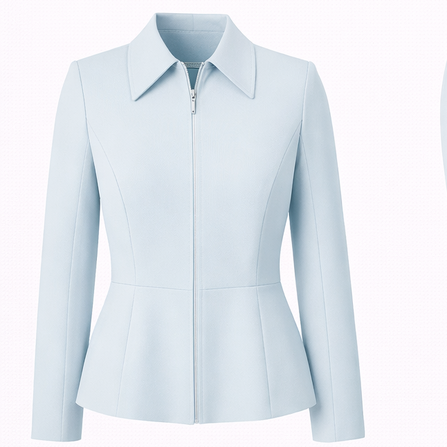 Florence Ice Blue Chain Jacket