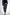 Alaxandria Texture Navy Blue Long Skirt