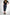 Alaxandria Texture Navy Blue Long Skirt
