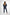 Florence Texture Navy Blue Chain Jacket