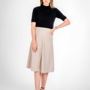 Charlotte Cream Flare Skirt