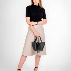 Claire Black Knitwear